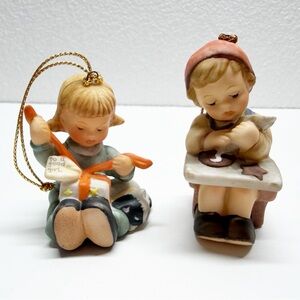 Vintage 90s 1997 Goebel Berta Hummel Porcelain Ornaments